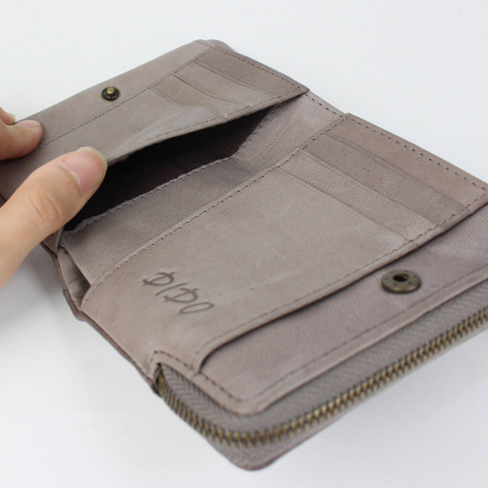本革 ポニー(馬革)メッシュミニ財布 2949