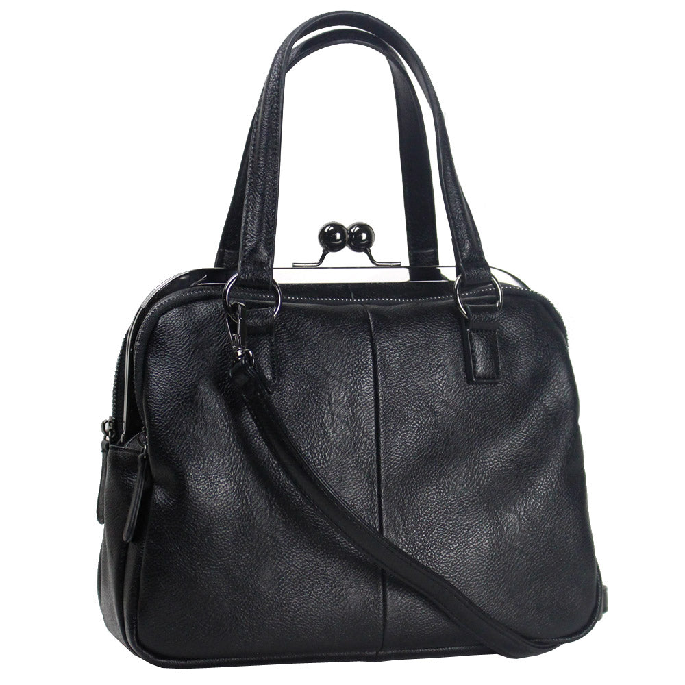 Bellisue-ベリッシュ- 2WAYがま口ハンドバッグ 6706